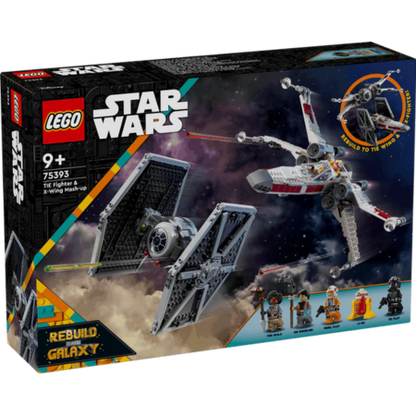 Lego Star Wars 75393 TIE Fighter & X-Wing Mash-up Playset for Ages 10+ - Glamorous Boutique
