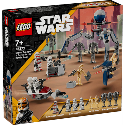 Lego Star Wars 75372 Clone Trooper & Battle Droid Battle Pack Ages 7+ - Glamorous Boutique