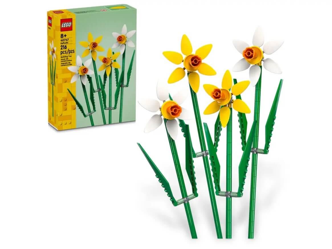 Lego Botanicals 40747 Daffodils Building Toy Gift for Ages 8 and Up - Glamorous Boutique
