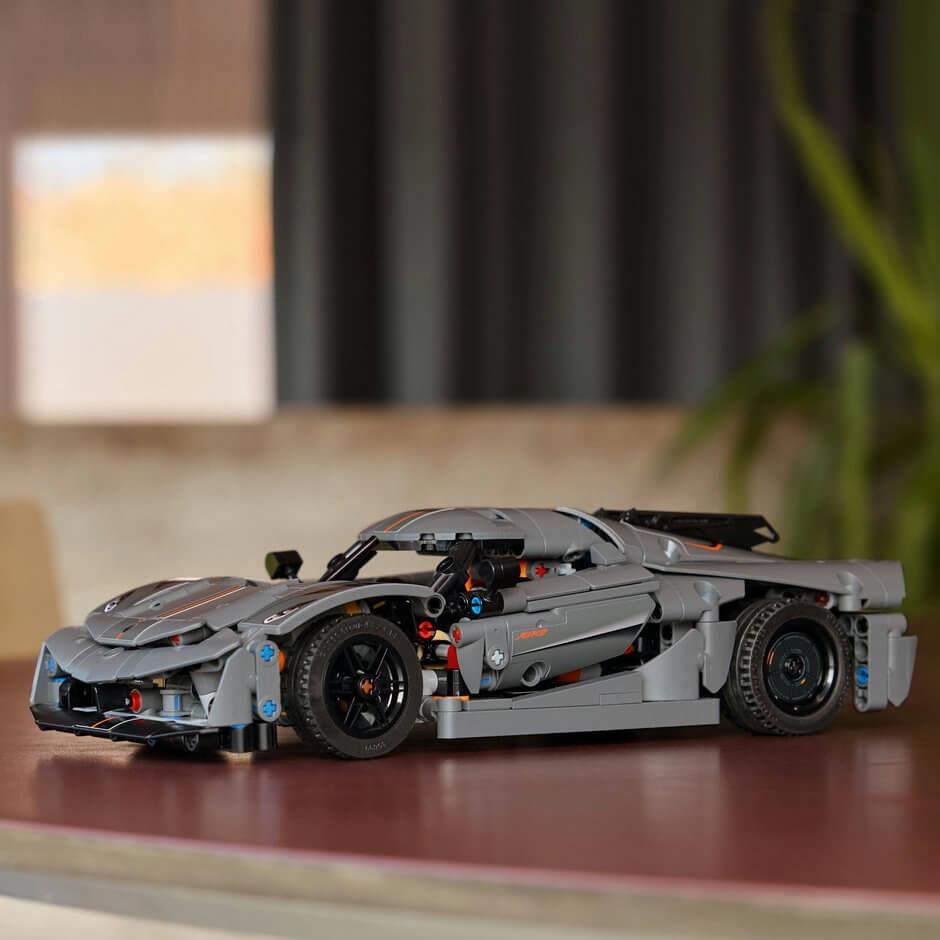 LEGO Technic 42173 Koenigsegg Jesko Absolut Grey Hypercar for Ages 10+ - Glamorous Boutique