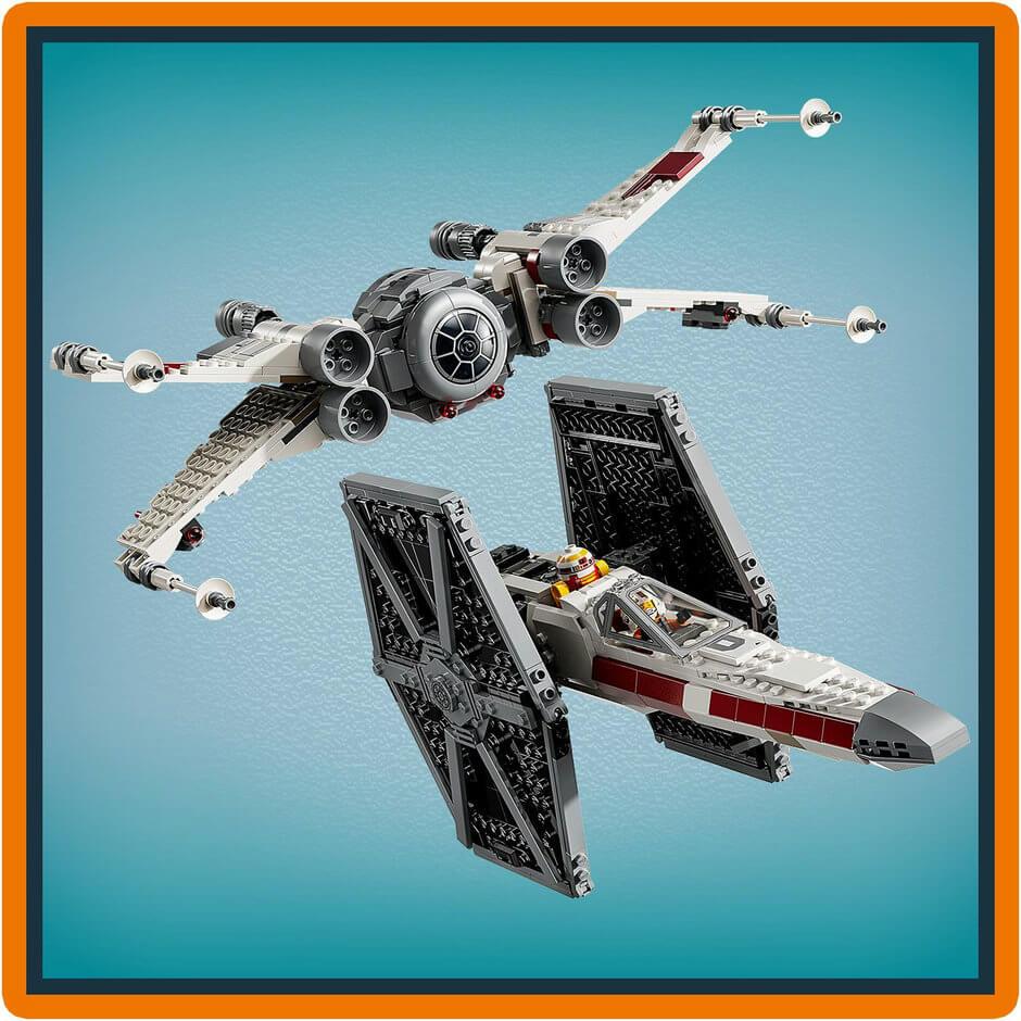 Lego Star Wars 75393 TIE Fighter & X-Wing Mash-up Playset for Ages 10+ - Glamorous Boutique