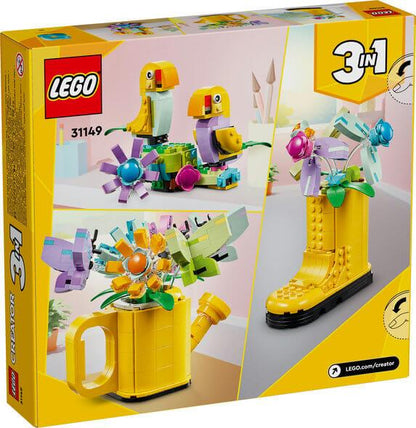 Lego Creator 3 in 1 31149 Flowers in Watering Can for Ages 8 and Up - Glamorous Boutique