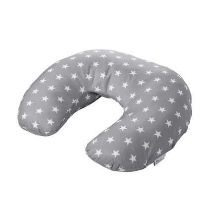 Breast Feeding Maternity Nursing Pillow - Grey with Stars - Glamorous Boutique