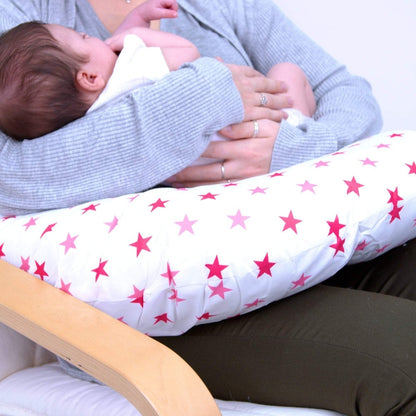 Breast Feeding Maternity Nursing Pillow - Little Star Pink - Glamorous Boutique