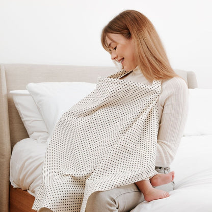 Breastfeed Apron - Grey Stars - Glamorous Boutique