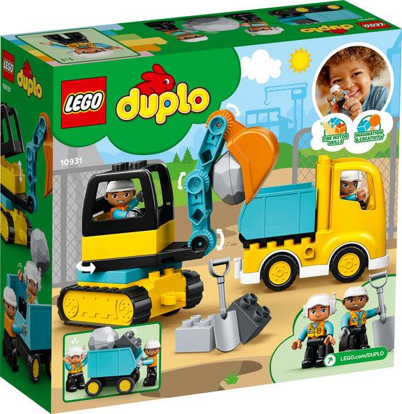 Lego Duplo 10931 Truck and Tracked Excavator for Toddlers Ages 2 & Up - Glamorous Boutique