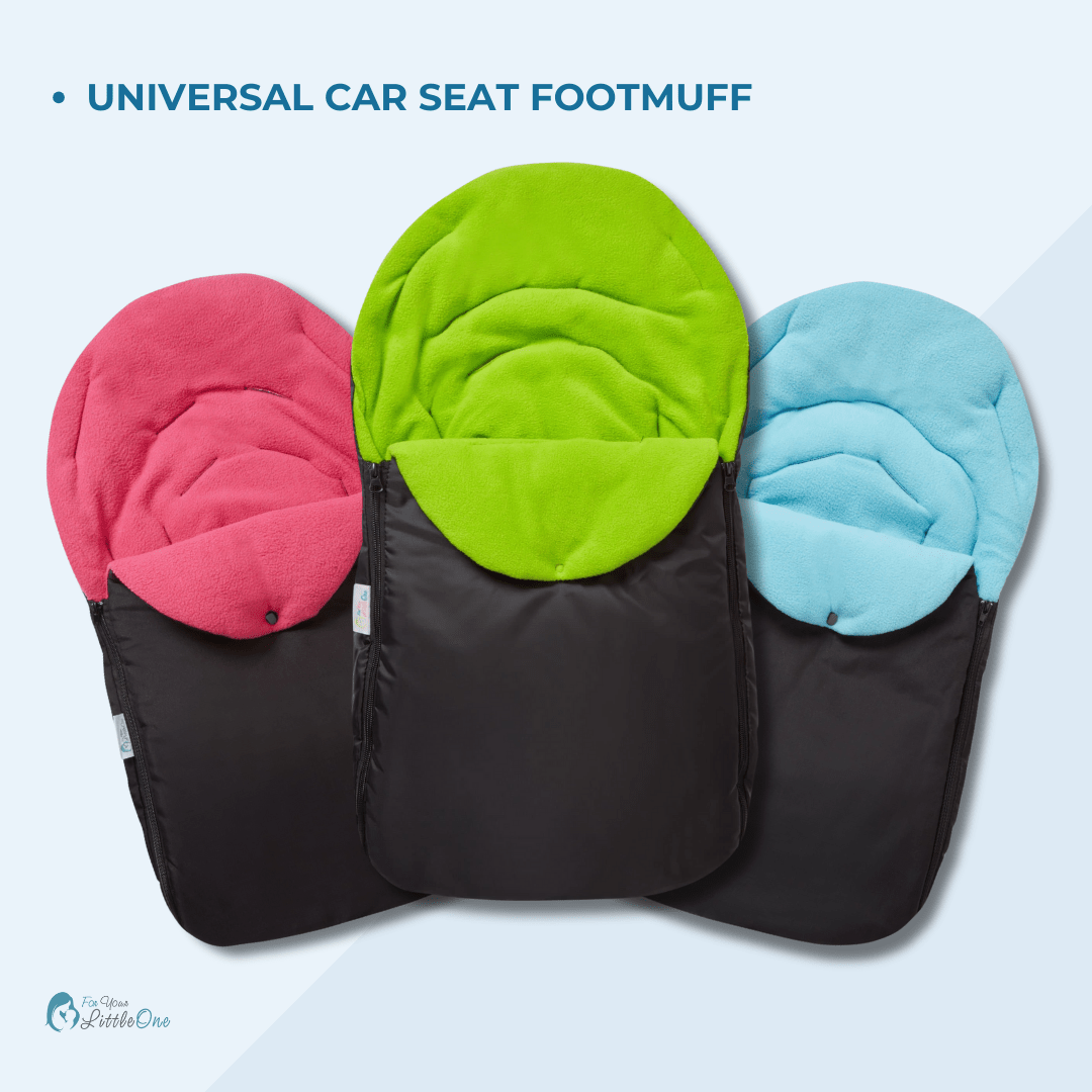 Universal Car Seat Footmuff / Cosy Toes - Fits All 3 And 5 Point Harnesses - Glamorous Boutique