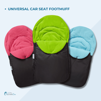 Universal Car Seat Footmuff / Cosy Toes - Fits All 3 And 5 Point Harnesses - Glamorous Boutique