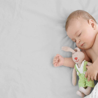 Crib Jersey Fitted Sheet 100% Cotton 40x90cm - Fits All Models - Glamorous Boutique