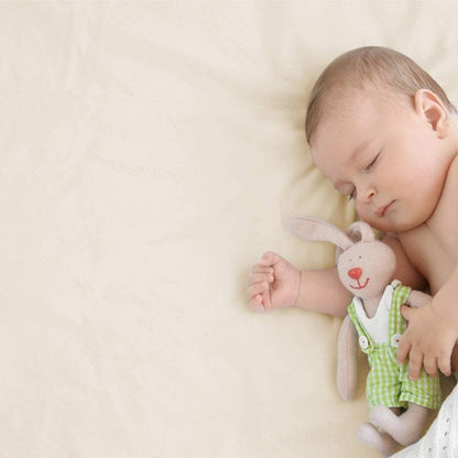 Crib Jersey Fitted Sheet 100% Cotton 40x90cm - Fits All Models - Glamorous Boutique