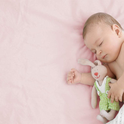 Crib Jersey Fitted Sheet 100% Cotton 40x90cm - Fits All Models - Glamorous Boutique