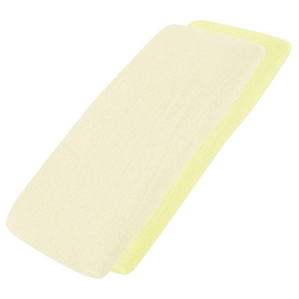 Crib Jersey Fitted Sheets 100% Cotton 40x90cm - Pack Of 2 - Fits All Models - Glamorous Boutique