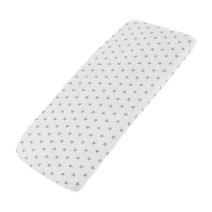 Crib Jersey Fitted Sheets 100% Cotton 40x90cm - Pack Of 2 - Fits All Models - Glamorous Boutique
