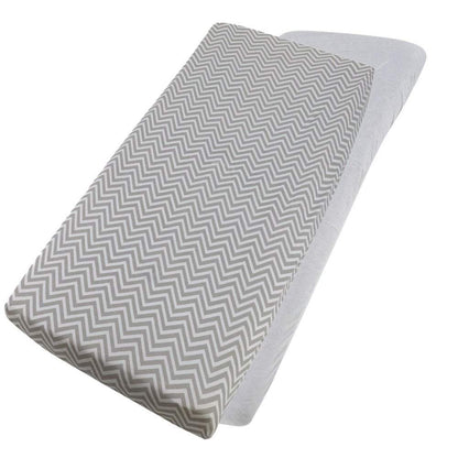 Crib Jersey Fitted Sheets 100% Cotton 40x90cm - Pack Of 2 - Fits All Models