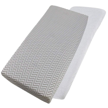 Crib Jersey Fitted Sheets 100% Cotton 40x90cm - Pack Of 4 - Fits All Models