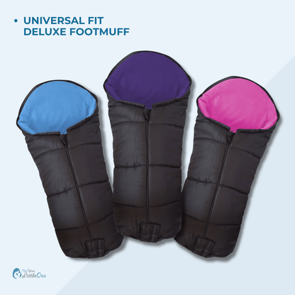 Universal Deluxe Pushchair Footmuff / Cosy Toes - Fits All Pushchairs / Prams And Buggies - Glamorous Boutique