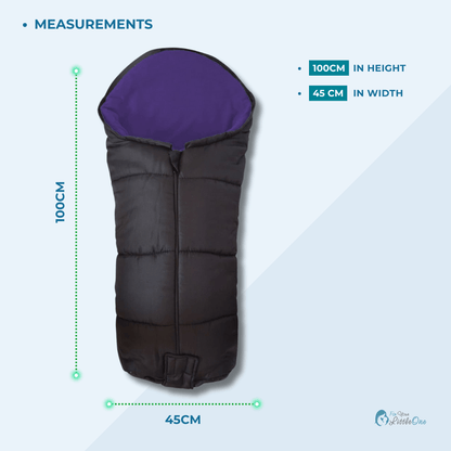 Universal Deluxe Pushchair Footmuff / Cosy Toes - Fits All Pushchairs / Prams And Buggies - Glamorous Boutique