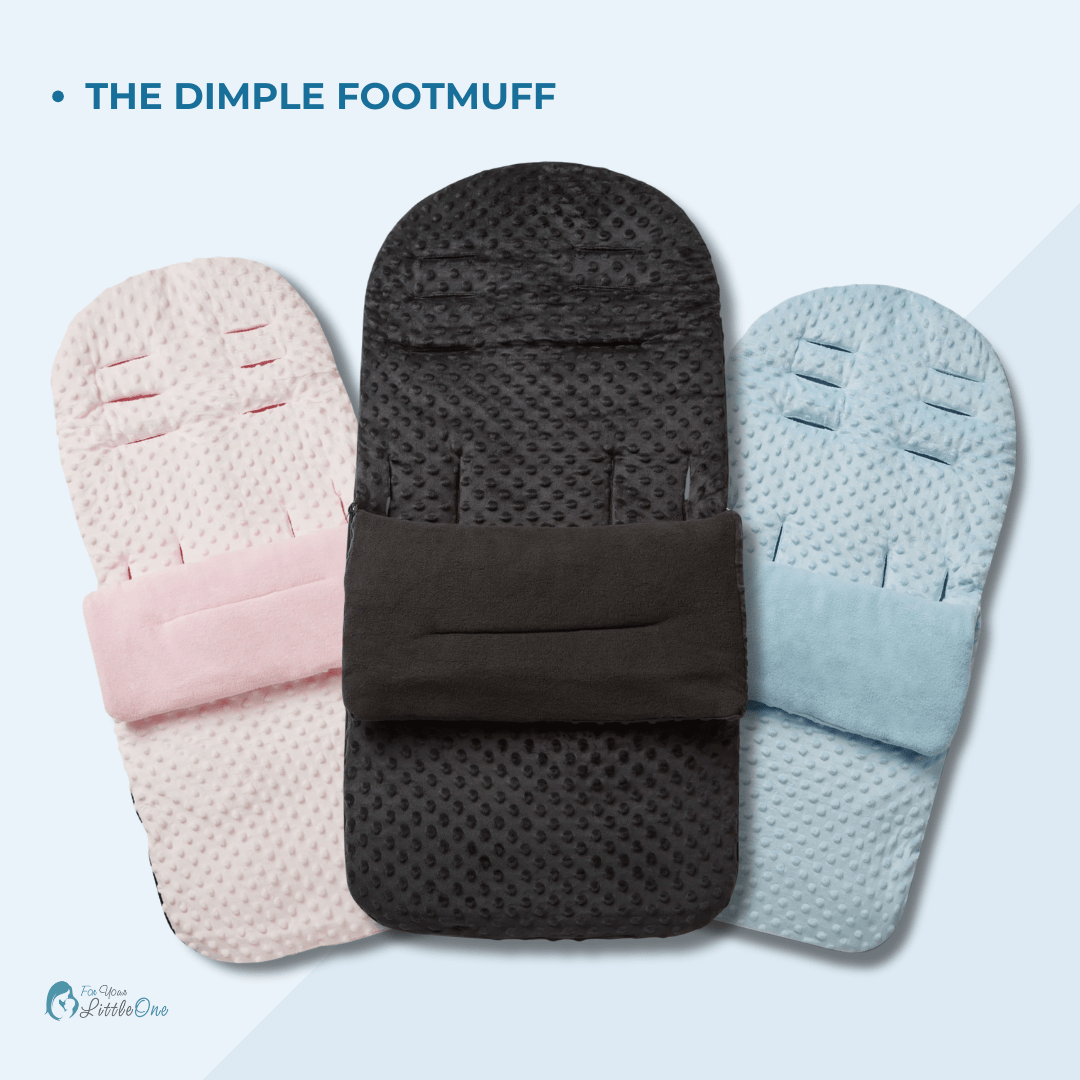 Universal Dimple Footmuff / Cosy Toes - Fits All Pushchairs / Prams & Buggies - Glamorous Boutique