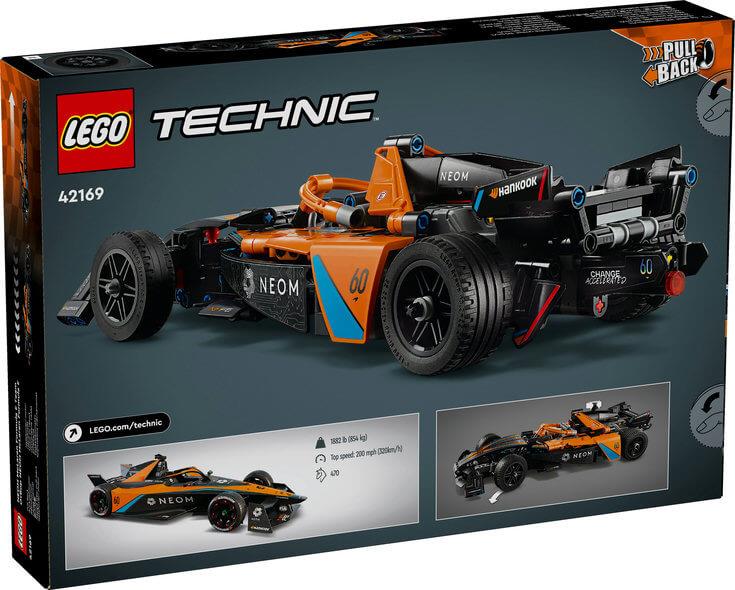 Lego Technic 42169 NEOM McLaren Formula E Race Car for Ages 9 and Up - Glamorous Boutique
