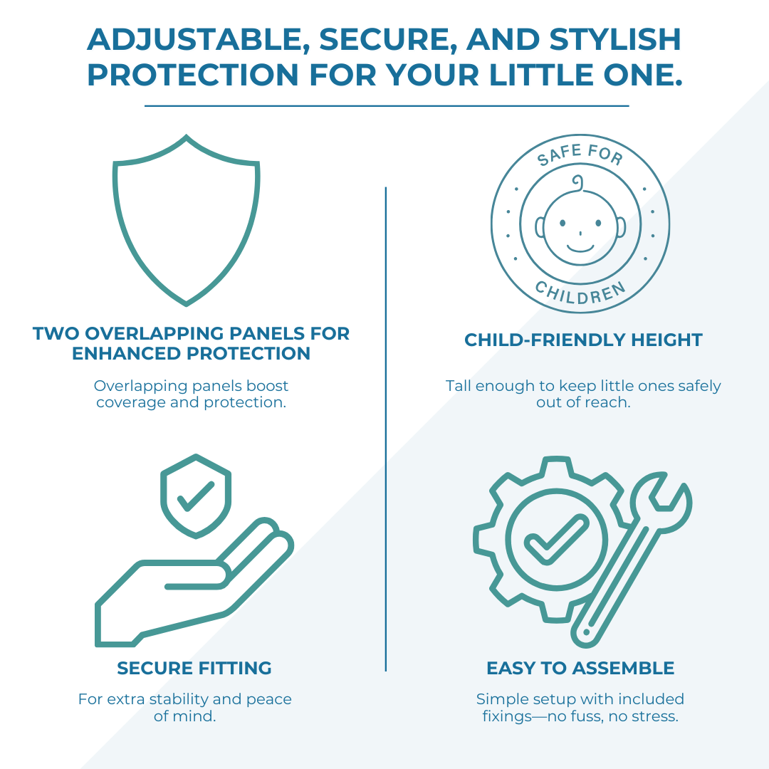 Extendable Baby Fireguard - Glamorous Boutique