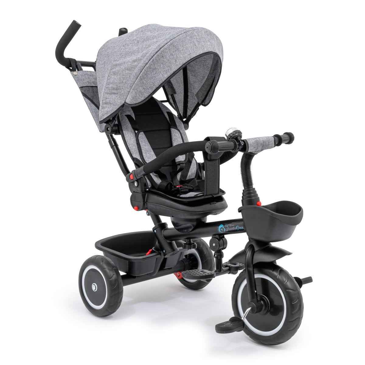Foryourlittleone 6 in 1 Trike V3 - Grey (9 months - 5 years)