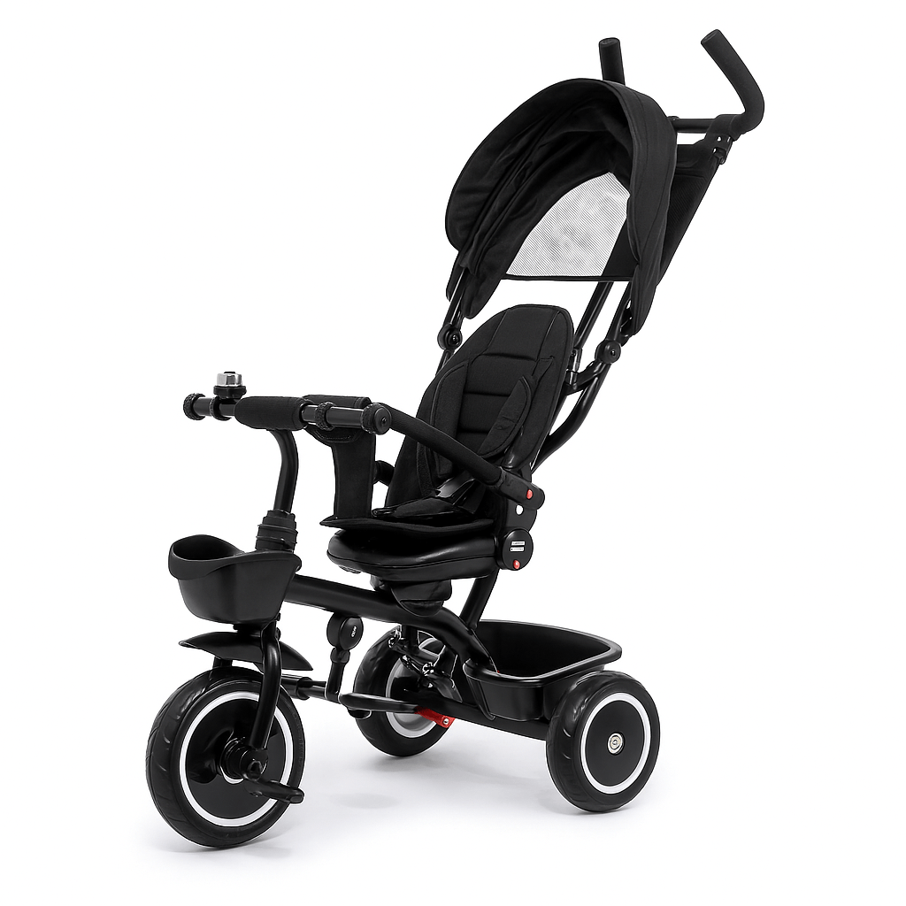 Foryourlittleone 6 in 1 Trike V3 - Black (9 months - 5 years) - Glamorous Boutique