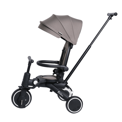 Foryourlittleone Xplor 6 in 1 Foldable Trike - Grey Olive (10m-5y) - Glamorous Boutique