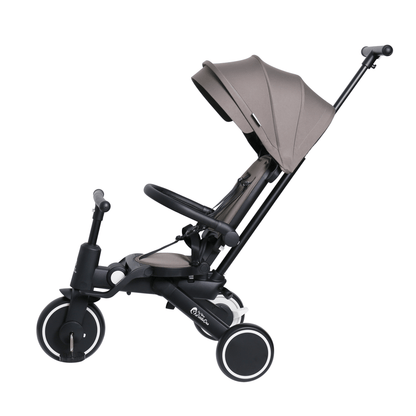 Foryourlittleone Xplor 6 in 1 Foldable Trike - Grey Olive (10m-5y) - Glamorous Boutique