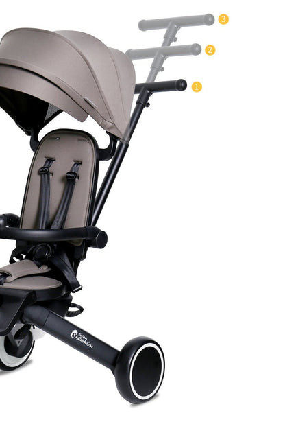 Foryourlittleone Xplor 6 in 1 Foldable Trike - Grey Olive (10m-5y) - Glamorous Boutique