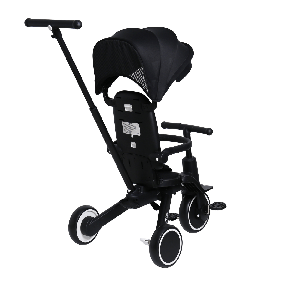 Foryourlittleone Xplor 6 in 1 Foldable Trike - Jet Black (10m-5y) - Glamorous Boutique