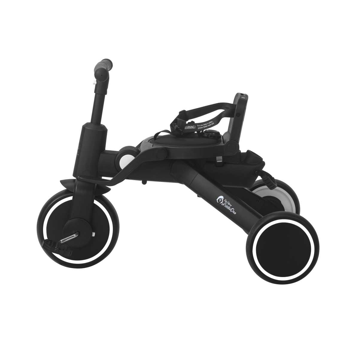 Foryourlittleone Xplor 6 in 1 Foldable Trike - Jet Black (10m-5y) - Glamorous Boutique