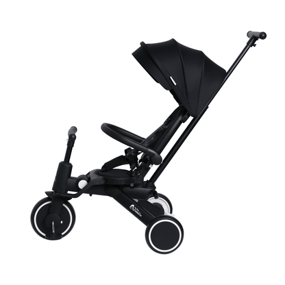 Foryourlittleone Xplor 6 in 1 Foldable Trike - Jet Black (10m-5y) - Glamorous Boutique