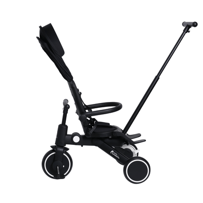 Foryourlittleone Xplor 6 in 1 Foldable Trike - Jet Black (10m-5y) - Glamorous Boutique