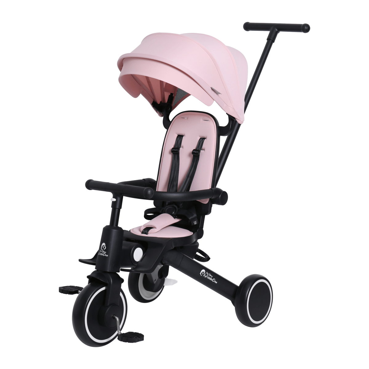 Foryourlittleone Xplor 6 in 1 Foldable Trike - Pastel Pink (10m-5y) - Glamorous Boutique