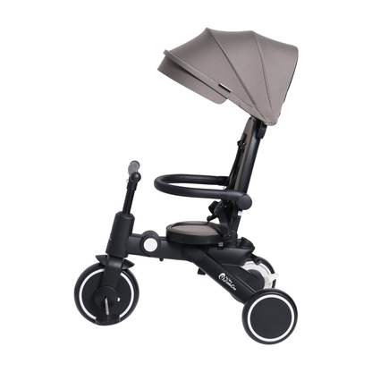 Foryourlittleone Xplor Plus 6 in 1 Foldable Trike - Grey Olive (10m-5y) - Glamorous Boutique
