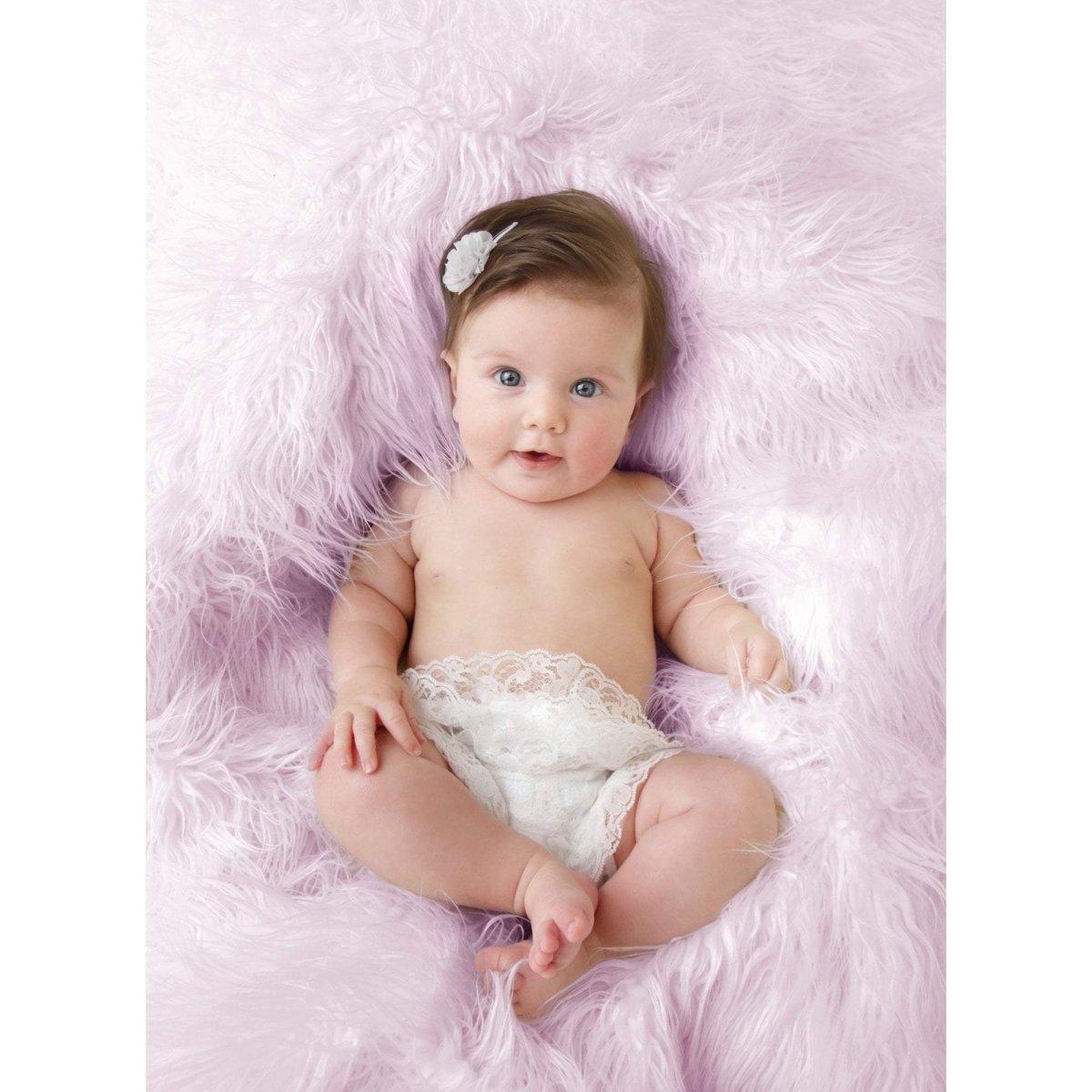 Luxury Faux Fur Baby Blanket - Pink - Glamorous Boutique