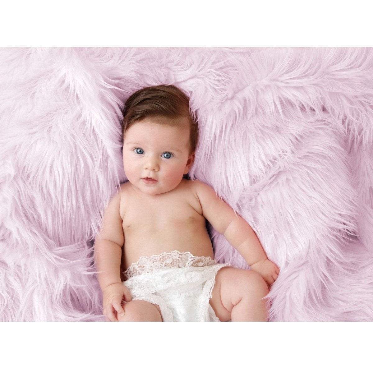Luxury Faux Fur Baby Blanket - Pink - Glamorous Boutique