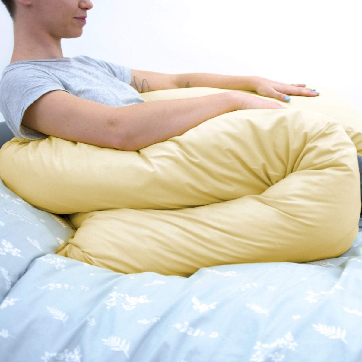 Maternity Pillow And Case 12 Ft - Buttercup Cream - Glamorous Boutique