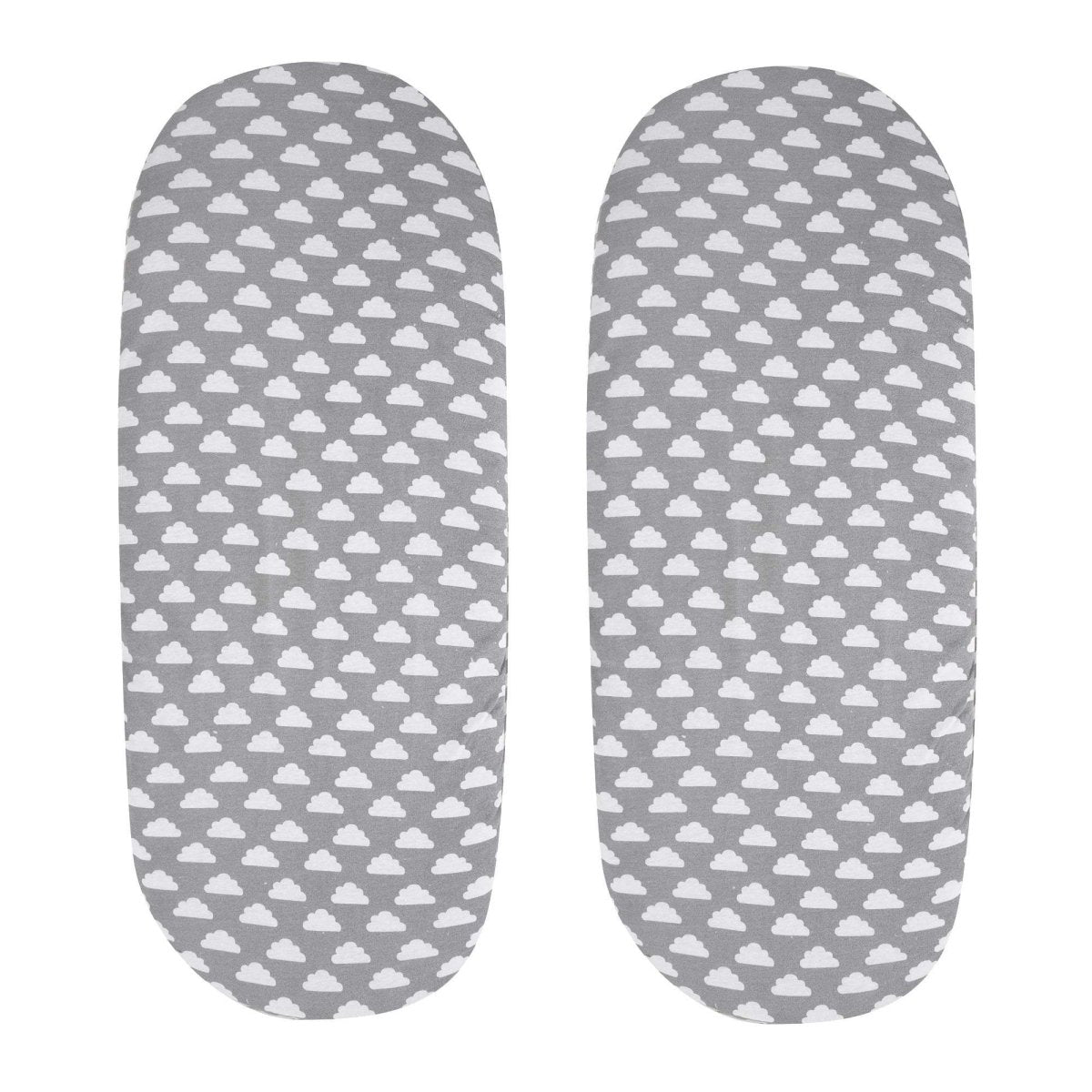 Moses Basket Jersey Fitted Sheet 100% Cotton - Pack Of 2 - Glamorous Boutique