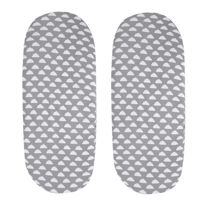 Moses Basket Jersey Fitted Sheet 100% Cotton - Pack Of 2 - Glamorous Boutique