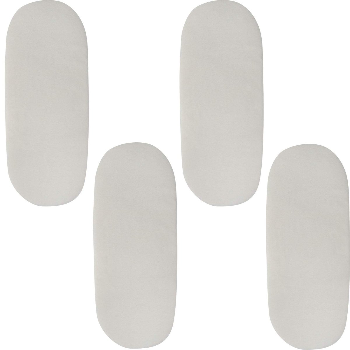 Moses Basket Jersey Fitted Sheet 100% Cotton - Pack Of 4 - Glamorous Boutique