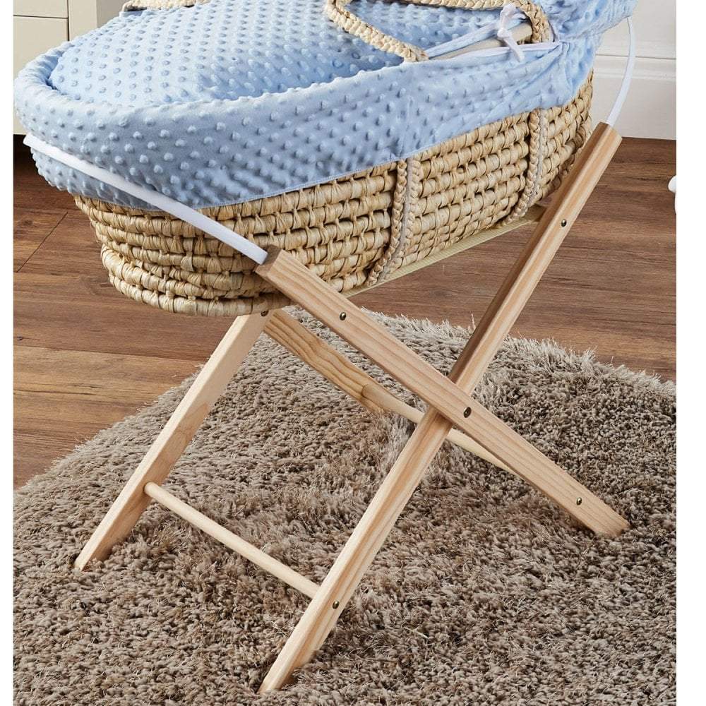 Natural Moses Basket Folding Stand - Glamorous Boutique