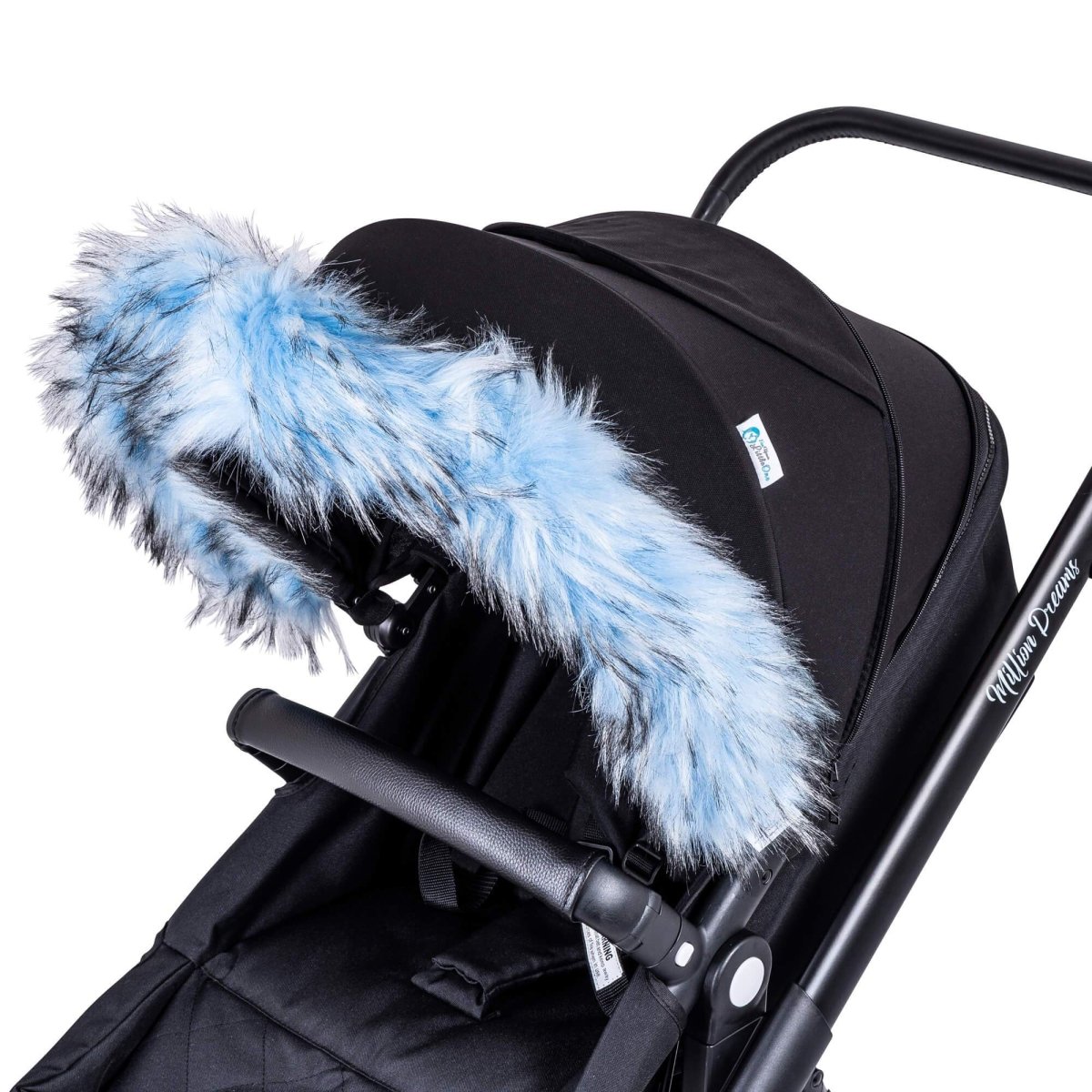 Pram Fur Hood Trim Attachment for Pushchair - Glamorous Boutique