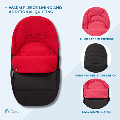 Universal Premium Car Seat Footmuff / Cosy Toes - Glamorous Boutique