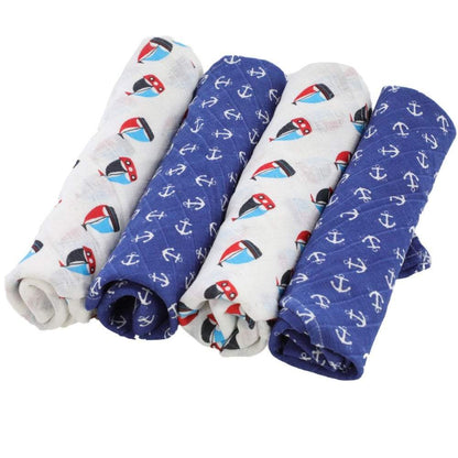 Printed Muslin Squares 100% Cotton 80x80cm - Glamorous Boutique