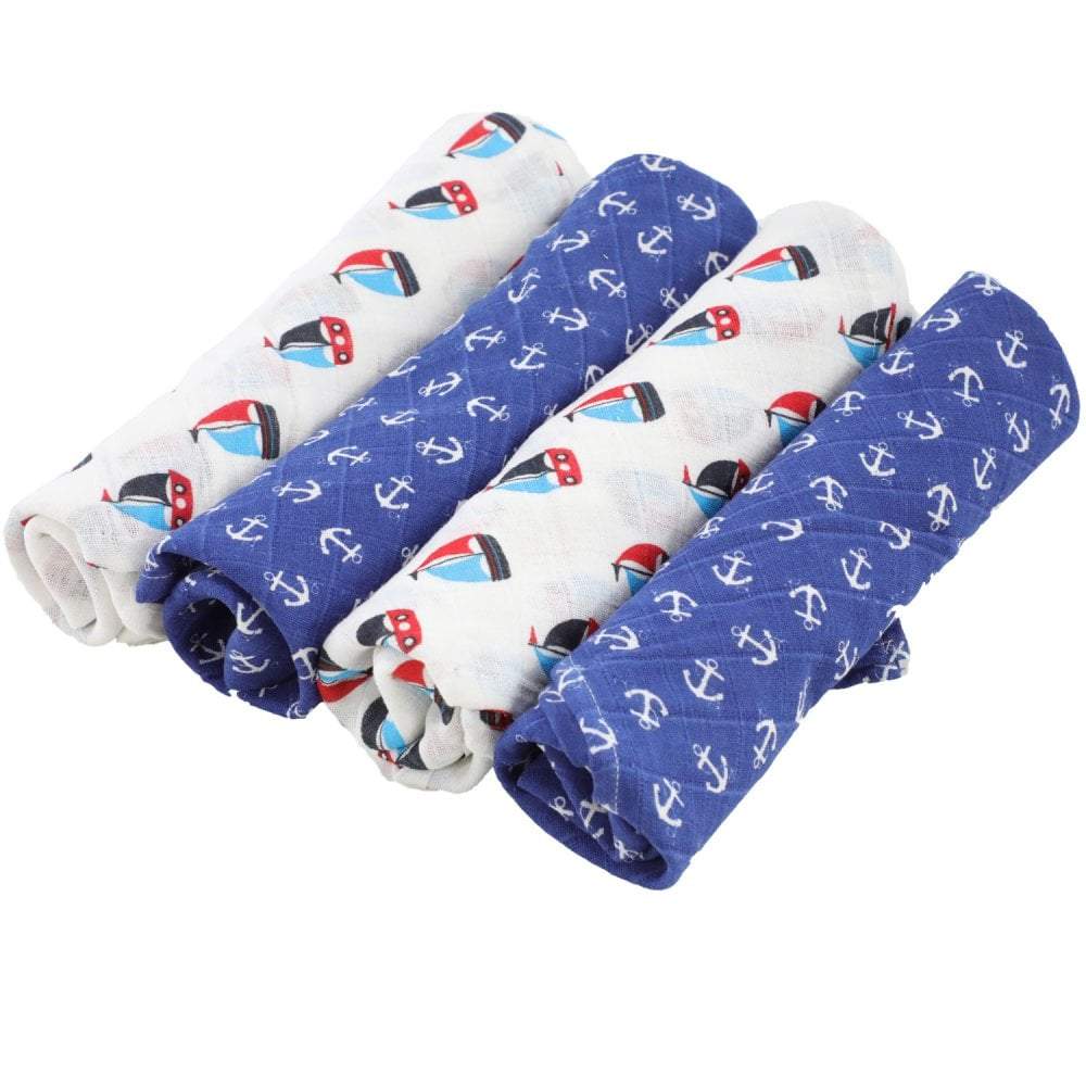 Printed Muslin Squares 100% Cotton 80x80cm - Glamorous Boutique