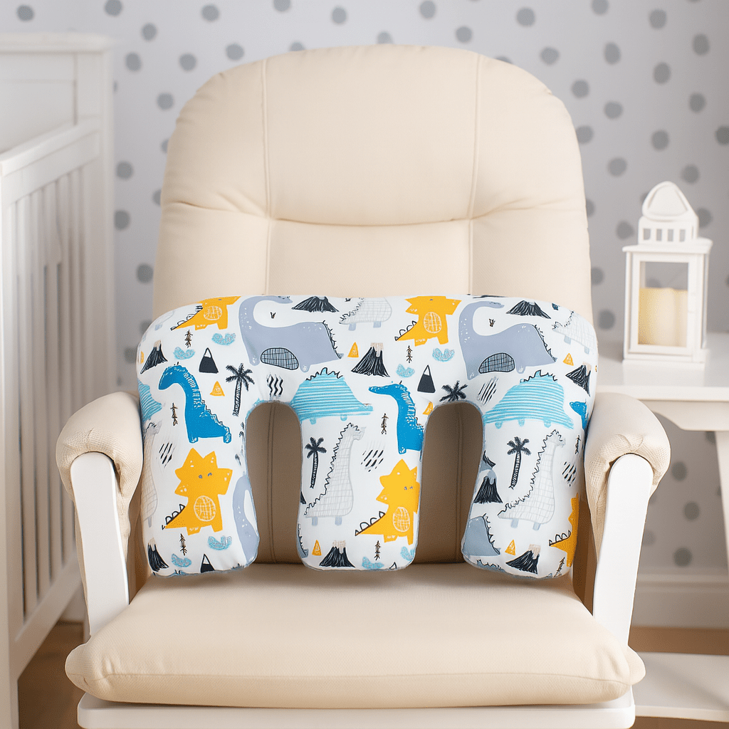 Twin Pregnancy Nursing Pillow - Dino - Glamorous Boutique