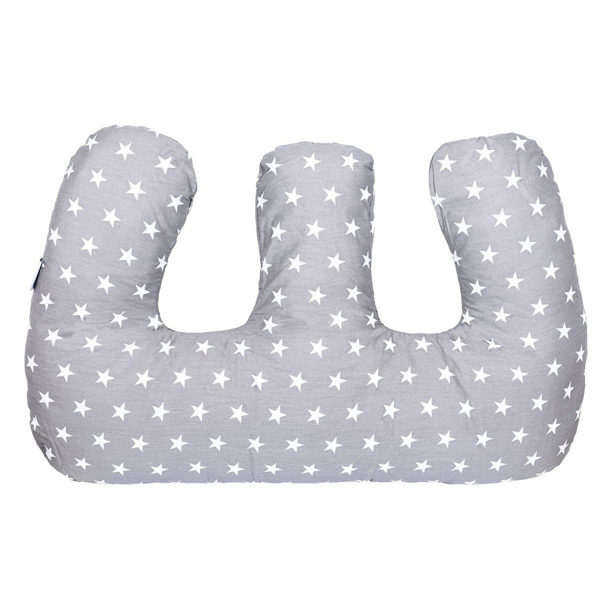 Twin Pregnancy Nursing Pillow - White Stars - Glamorous Boutique