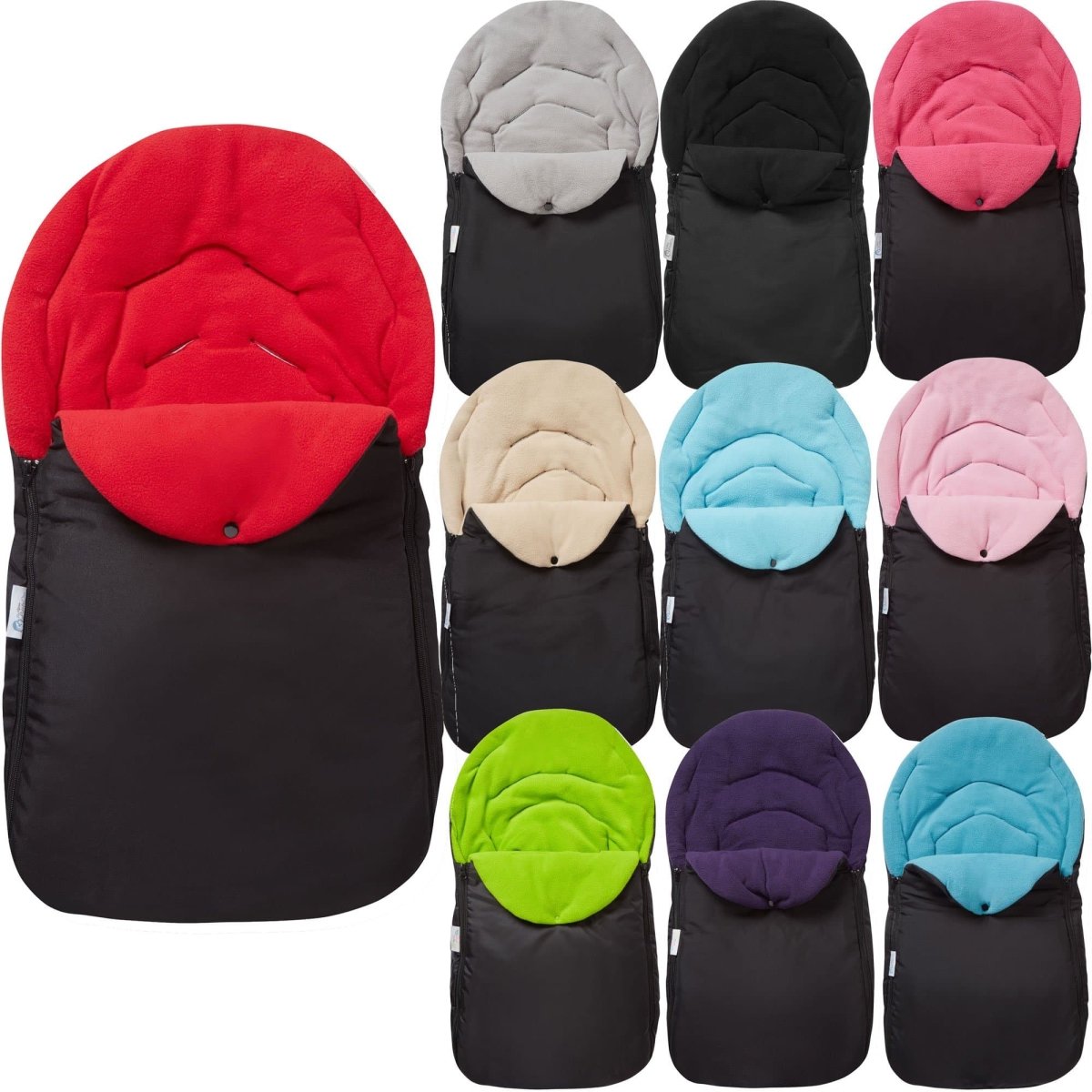 Universal Car Seat Footmuff / Cosy Toes - Fits All 3 And 5 Point Harnesses - Glamorous Boutique