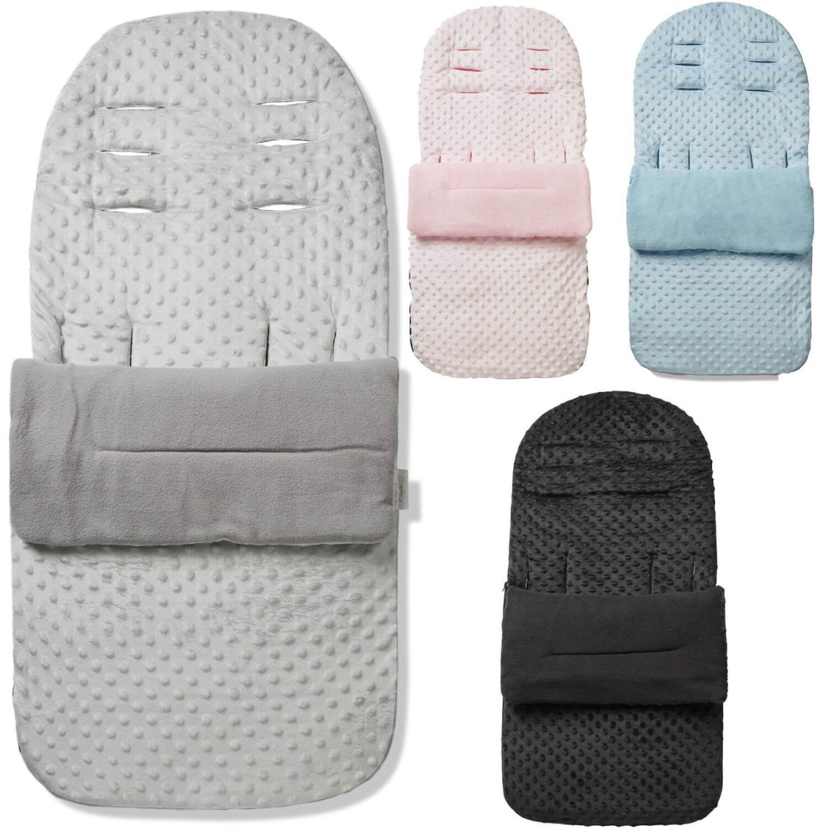 Universal Dimple Footmuff / Cosy Toes - Fits All Pushchairs / Prams & Buggies - Glamorous Boutique